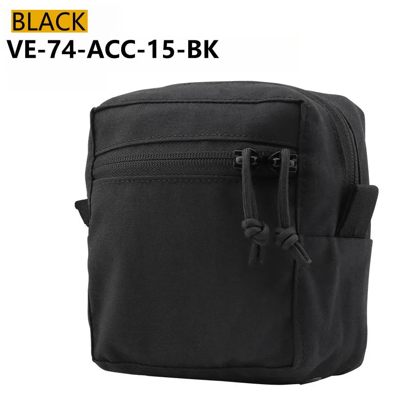 Small MOLLE Utility Pouch | Civil EDC Organizer | Camo GP Bag for Outdoor Vest