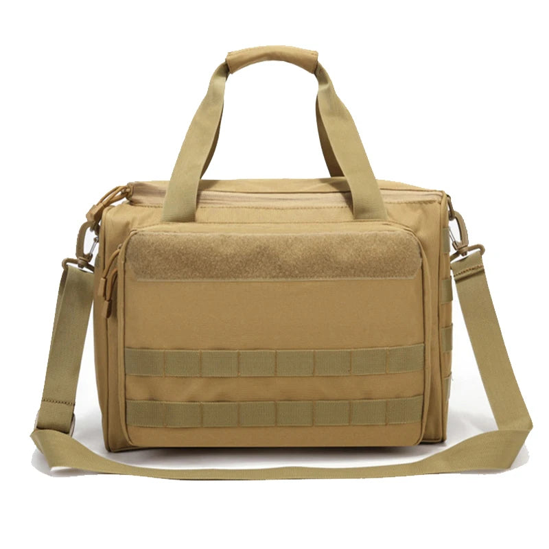 Large Capacity Tactical Molle Bag Outdoor Sport Storage Shoulder Bag Waterproof Pistol Gun Bag Tool Accessories Bag