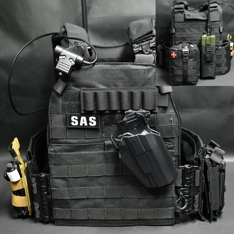 Tactical Ghost Full Set of Equipment Airsoft Cod Vest Jackets Belt Mask Gloves Gear for Outdoor CS Gaming Call of Duty Cosplay