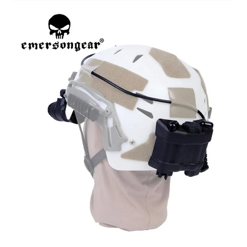 EMERSON PVS-31 NVG Dummy Tactical Helmet Night Vision Goggle Battery Box Case Dummy Model for Helmet BK