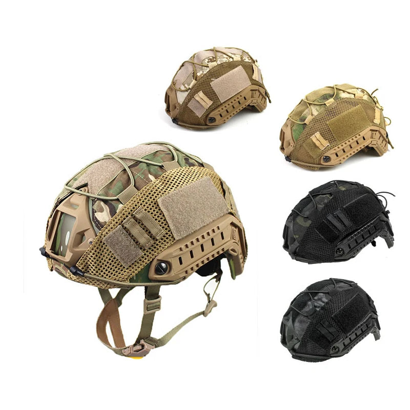 Airsoft Hunting Accessories CS War Battle Helmet Cloth Multicam Fast Helmet Cover for Ops-Core FAST PJ BJ MH Tactical Helmet