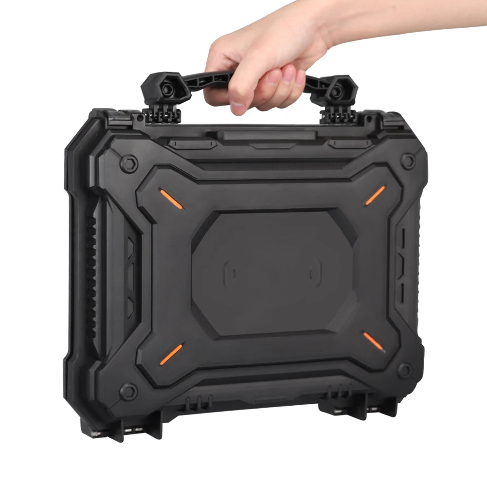Tactical Pistol Case Hard Shell Box with Padded Foam Lining for Camera Protective Hunting Shooting Dustproof Storage Safety Box