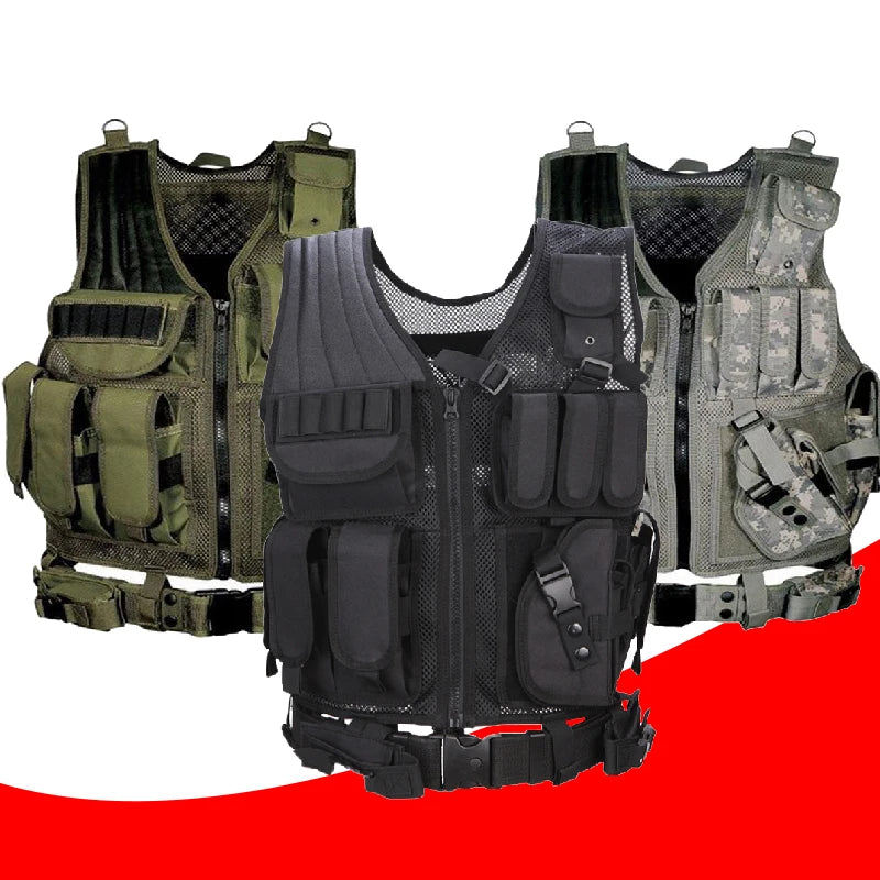 Outdoor Hunting Tactical Vest Training Combat Armor Vest Outdoor CS Game Airgun Jacket Training Protective Clothing