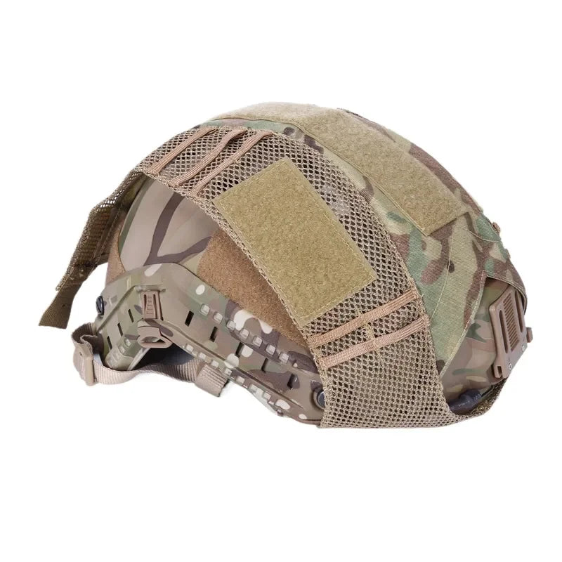 Tactical Riding Helmet Cover for Outdoor Sports Compatible with FAST Maritime SEAL Helmet Camo Design Breathable Fabric