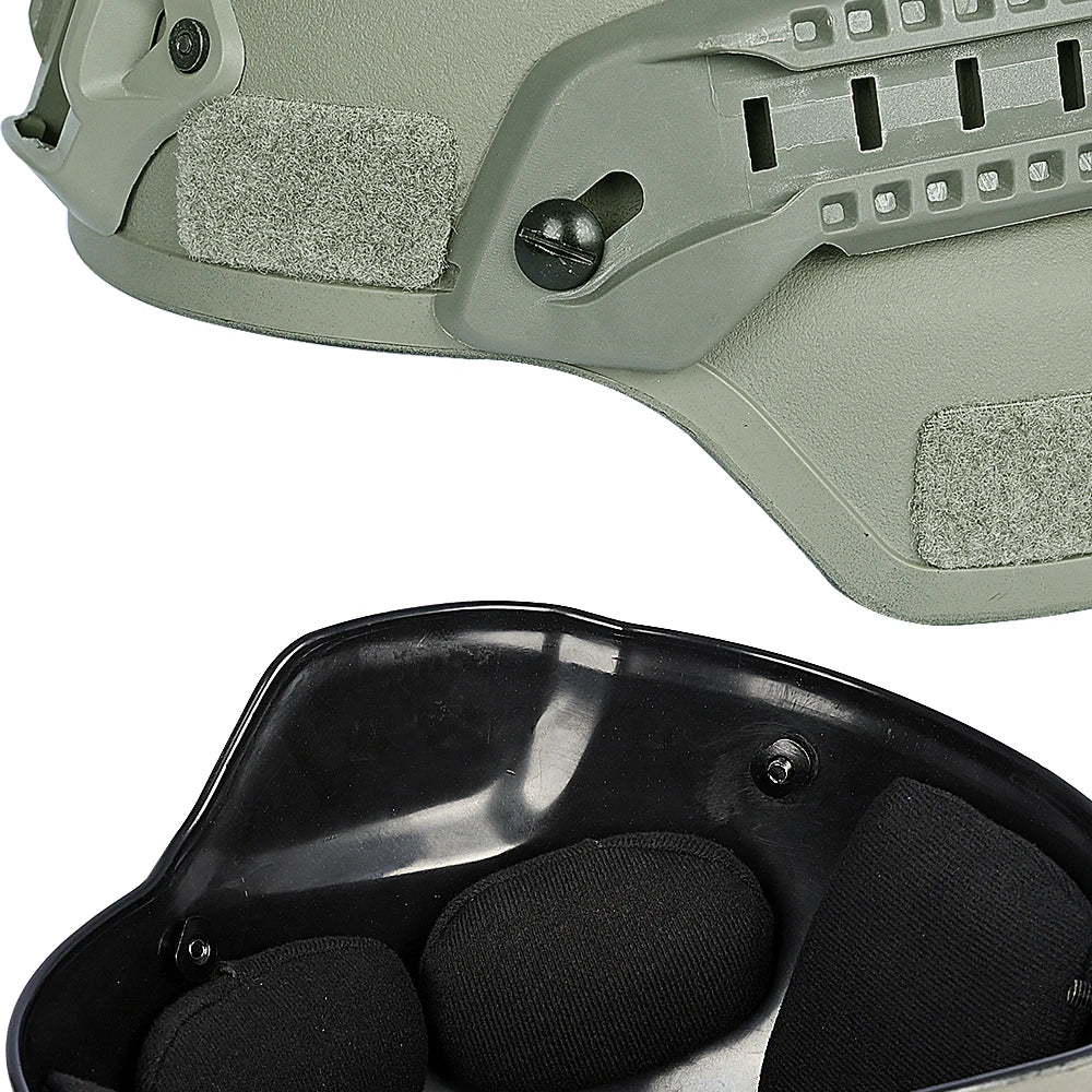 Tactical MICH2000 Helmet ARC Rail Screw Nuts 4pcs Set Airsoft Hunting Paintball Safety Sports Accessories