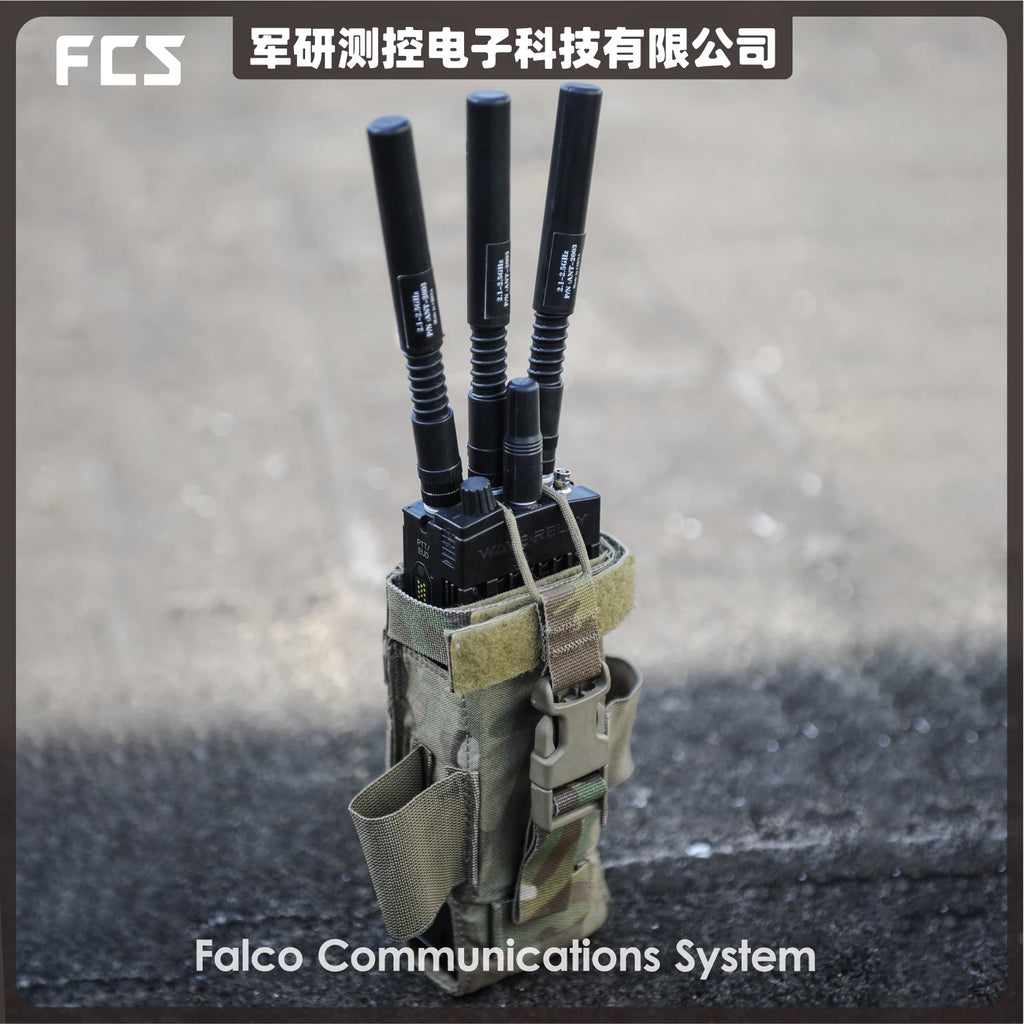 FCS-TACTICAL MPU5 Radio Dummy Model DIY Walkie-Talkie Case for Outdoor Airsoft Wargame Military Fans