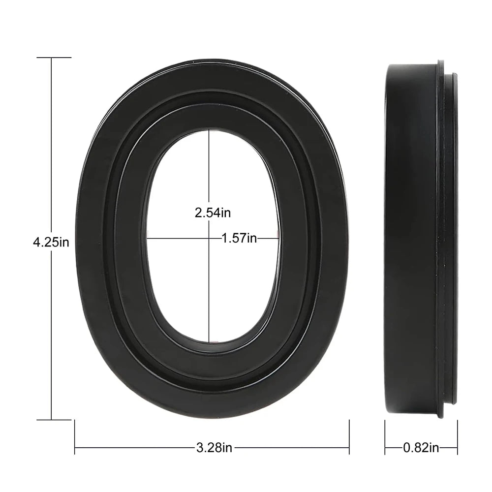Gel Ear Pads Cushions Replacement Memory Foam Pads Earpad Covers for 3M Peltor Hearing Protector Headphones (1 Pair)