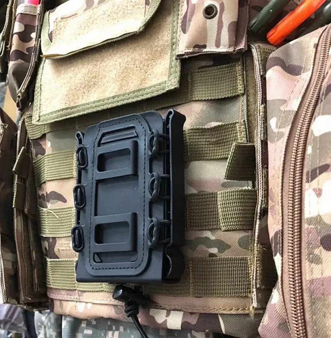 Fast Mag Flexible Molle Pouch for AK 74 47 AR M4 5.56 7.62 Rifle Pistol Magazine Holder