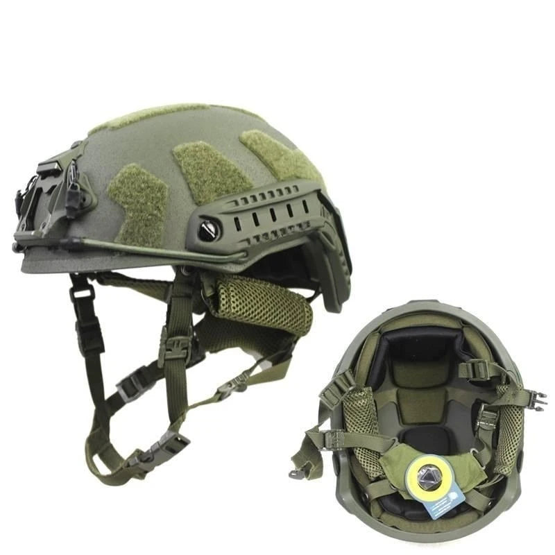 1.5KG FAST Fiberglass Tactical Helmet, SF Wendy Suspension Military Helmet for Airsoft Training & Combat
