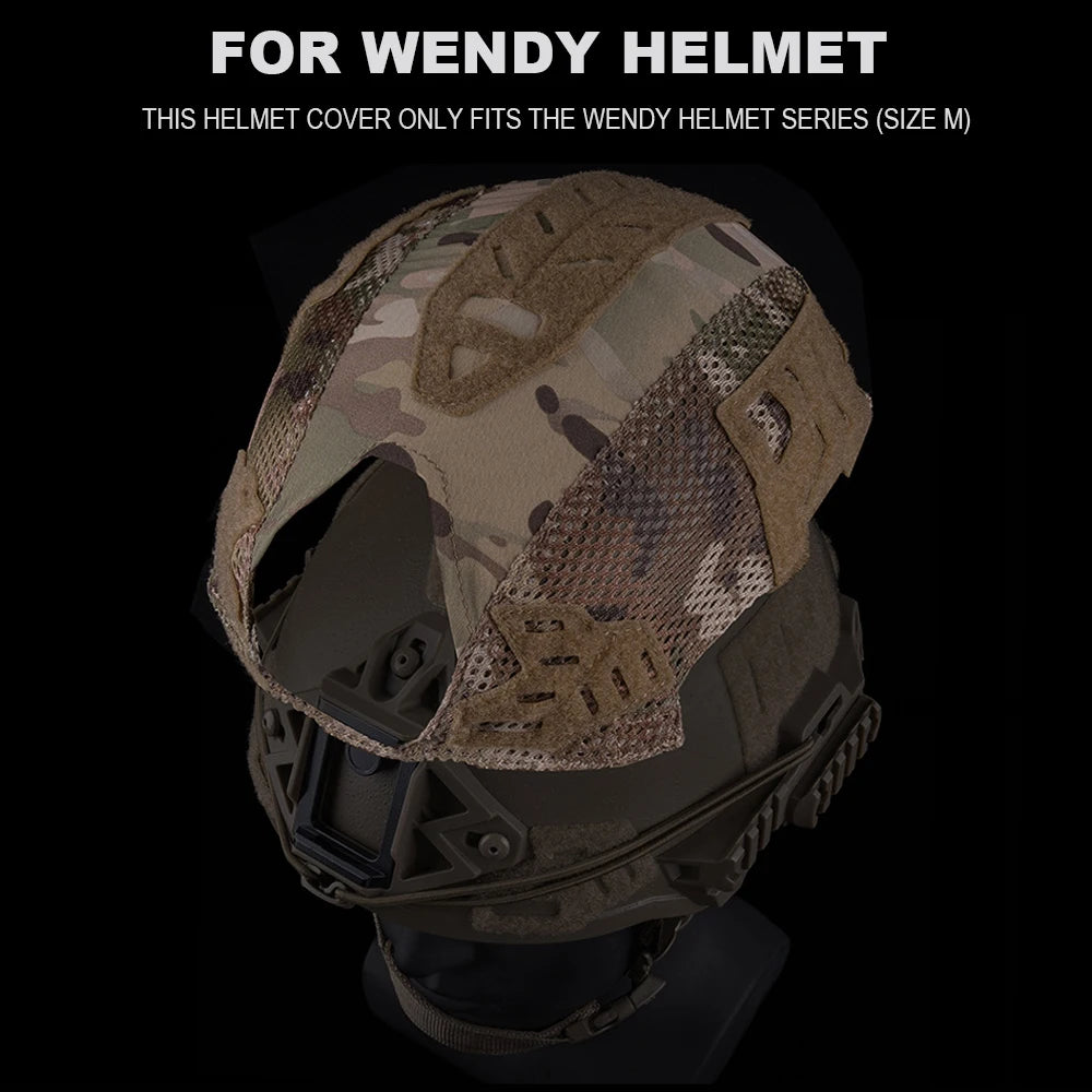 Team Wendy Helmet Cover Outdoors Hunting Airsoft Tactical Fast Helmet Camouflage Cloth Covers for Wendy Series Helmet Gear