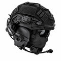 Tactical Airsoft Helmet Set with Dummy NVG Model & Communication Headset, Paintball Combat Protective Gear for Cosplay Movie Pro
