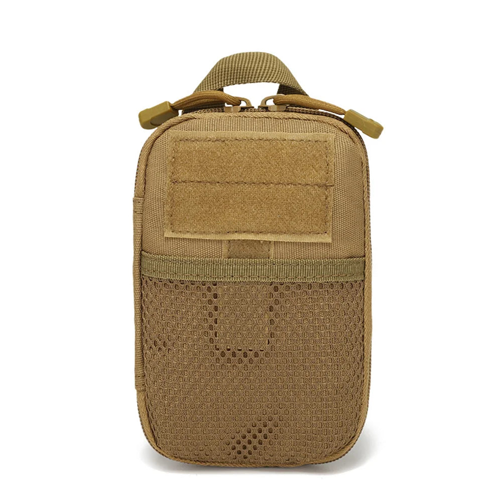 Small MOLLE EDC Pouch Tactical Waist Bag First Aid Kit Phone Case Holder Outdoor Hunting Hiking Storage Pouch