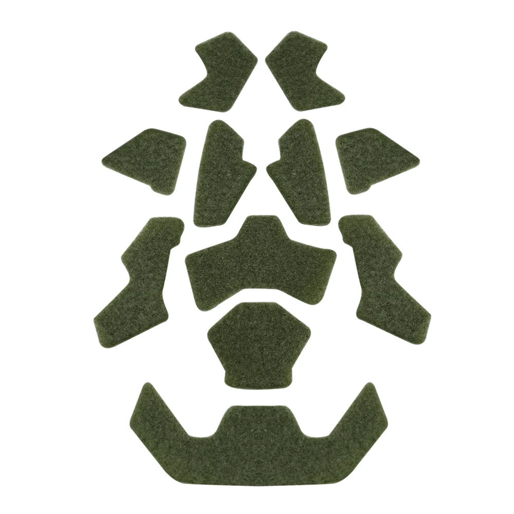 BOOIU 11Pcs/set Tactical Helmet Magic Sticker Velcros FAST Airsoft Helmet Padding Stickers Universal Tape Helmet Accessories