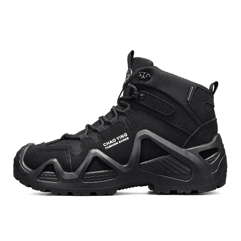 Men Tactical Boots Army Boots Mens Military Desert Waterproof Work Safety Shoes Climbing Hiking Shoes Ankle Men Outdoor Boots