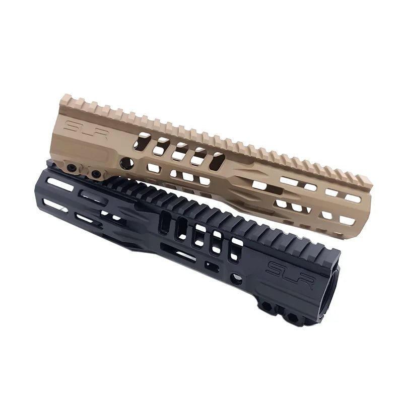 Tactical Nylon M-LOK SLR Handguard for AR15 M4 M16, 5.25/6.7/9.5/10/11.7 Inch Airguns Scope Mounts, Airsoft Shooting Accessoies