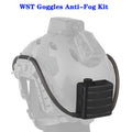 Goggles Fan Anti-Fog Kit Eyewear Electric Defogger Charging Adjust Wind Speed/Suitable for Tactical,Skiing,Work Clear Vision