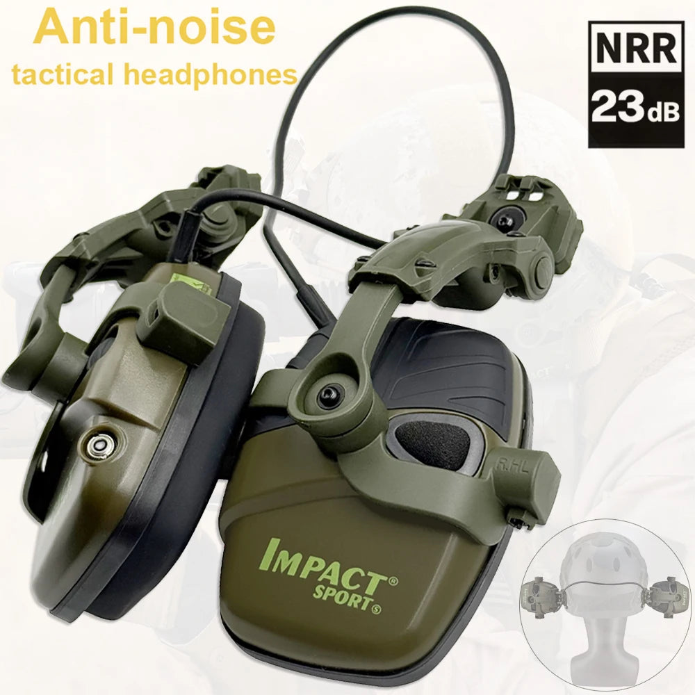 Tactical Hearing Protectors Active Shooting Earphone for Hunting Electronic Hearing Protection Active Noise Reduction Earmuff