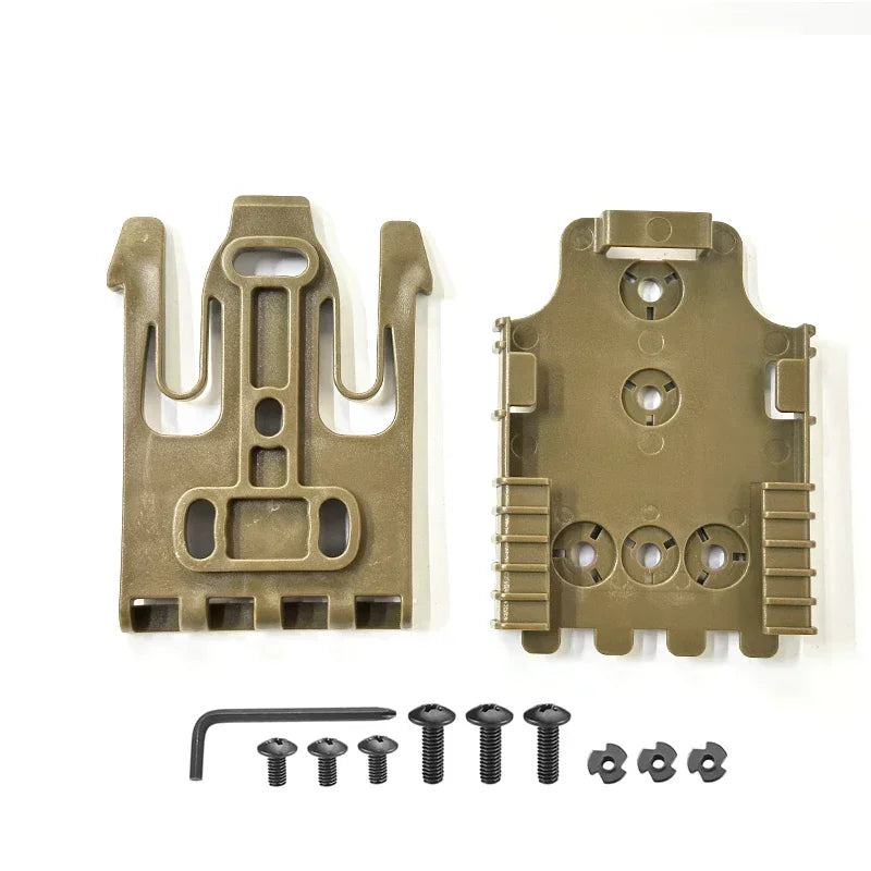 1/2/5 QLS Quick Locking System Kits for Glock 17 19 Beretta M92 Pistol Holster Case Adapter with QLS 19 22 Hunting Accessories