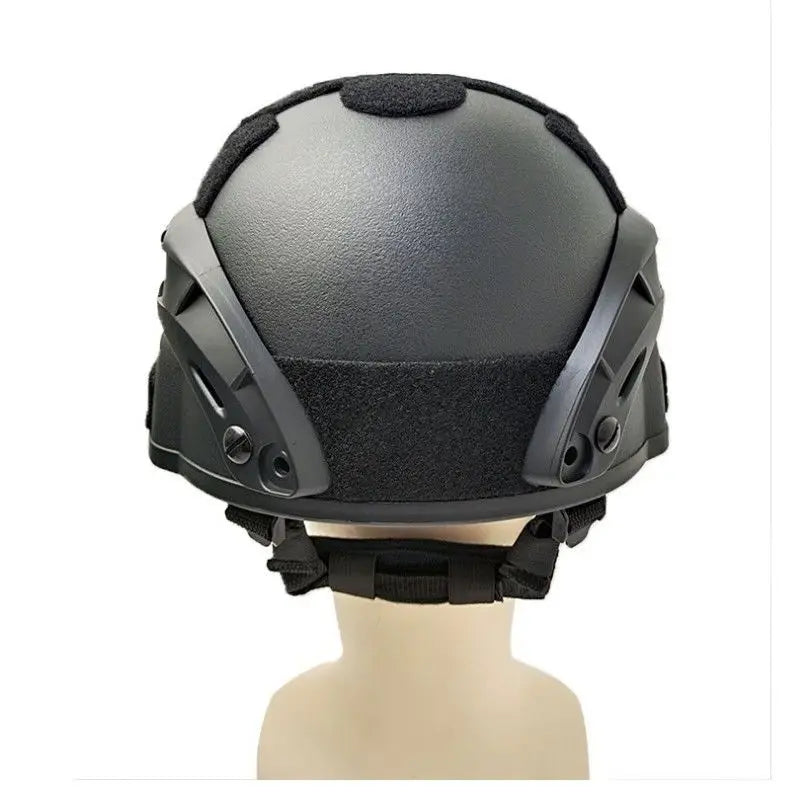 Tactical Helmet With Mask For Training CS Game Cosplay ABS Security Protection Hat With Multi-functional Guide Rail