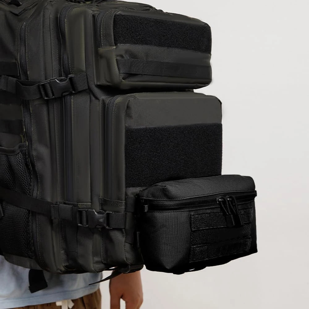 Tactical Molle Admin Pouch Sports Hunting Dump Pouch Nylon Front Pouch of Plate Carrier Chest Rig with Molle Carrying Kit Bag