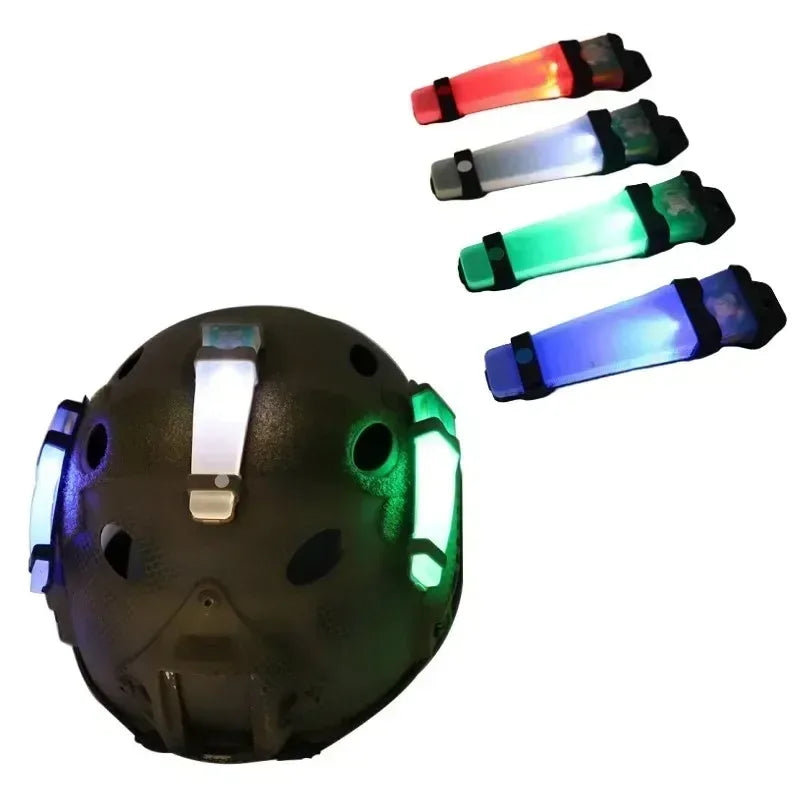 Tactical Helmet Safety Flashing Light Survival Signal Light Waterproof Lamp Outdoor Equipment for Hunting Hiking Cycling Light