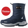 Winter Men Boots 2025 Winter Shoes Men Snow Boots Waterproof Non-slip Thick Fur Winter Boot For -30 Degrees Platform Snow Boots