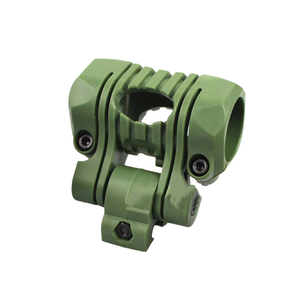 Tactical 25mm Helmet Flashlight Holder Multi-Angle Plastic Light Clamp Mount Accessory For Fast Helmets