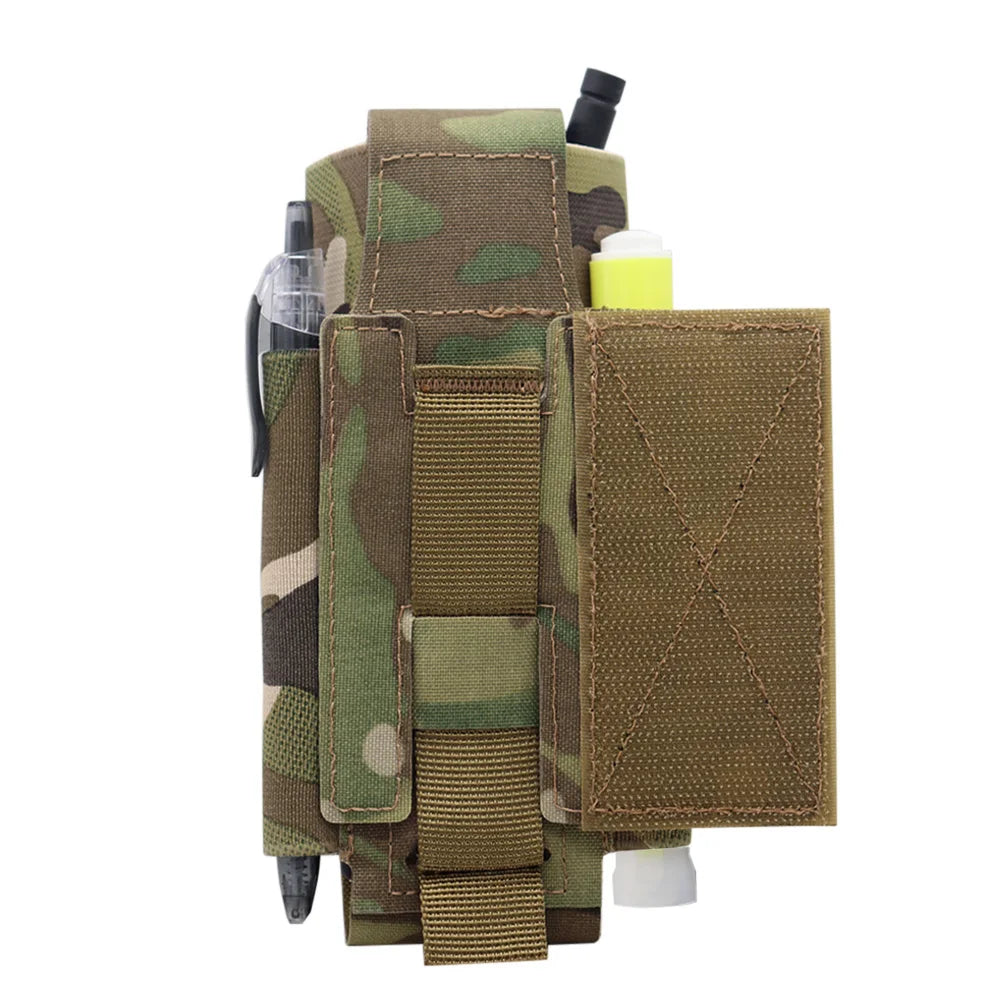 Tactical Tourniquet Pouch TQ Holder Quick Deploy Trauma Kit Storage With Hook Loop Panel For Molle System Belt Hunting Vest