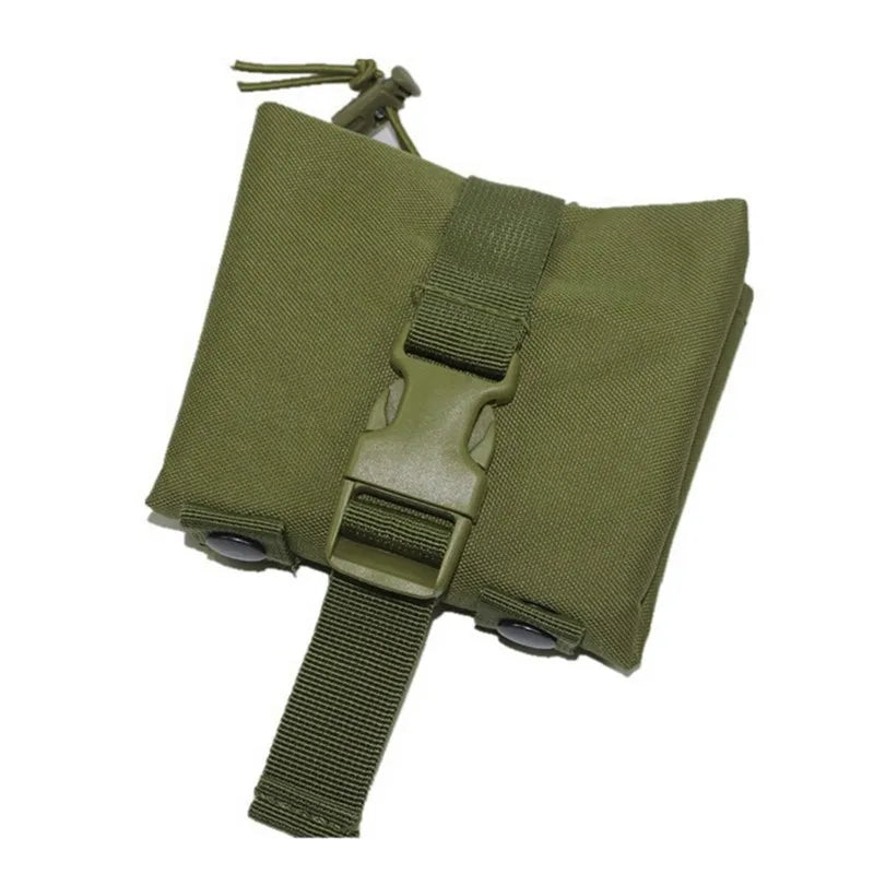 Tactical Molle Folding Dump Drop Magazine Pouch Outdoor Camping Hunting Accessories EDC Foldable Recovery Mag Holster Waist Bag
