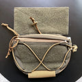 Airsoft D3CRM Chest Hanging Medical Pouch Tactics EDC Chest Rig Pouch Gear Drop Down Extended Storage Abdominal Bag ﻿