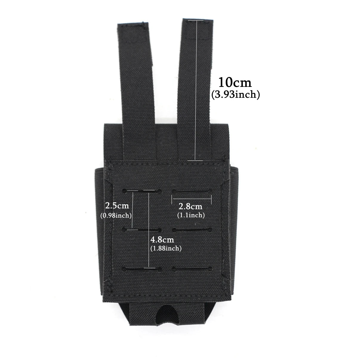 Tactical Handcuff Bag Case Molle Shackle Leather Case Belt Cuff Case Work Belt Vest Law Enforcement Accessories Outdoor Bag