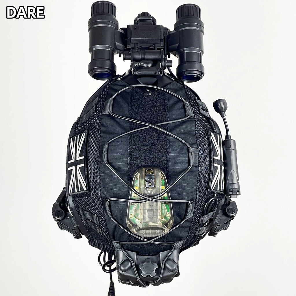 QX COD Tactical Helmet Set with Full Vest Cosplay Airsoft Shooting Equipment Paintball CS Body Armor Protection Gear