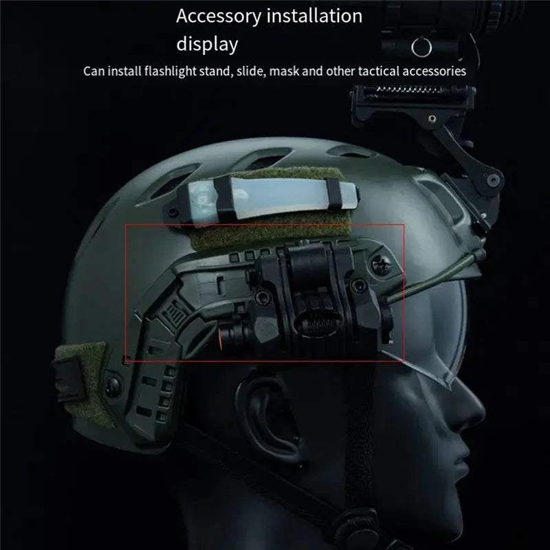 [NEW A09R!】 For FAST Helmet Rail Accessories Multifunctional DIY For CS Protective Gear Arc Portable Helmet Rail Spare Parts A1
