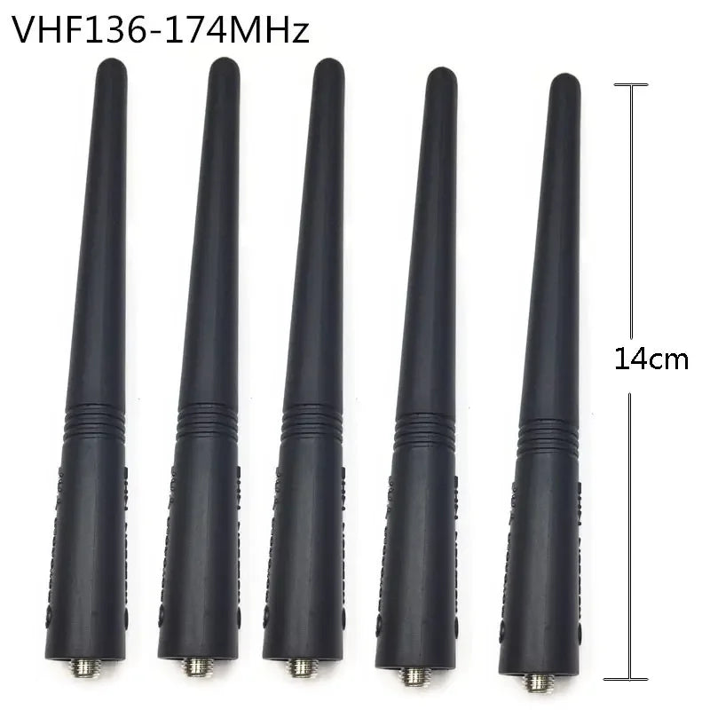 10pc VHF 5.5" Antenna for Motorola GP328 GP340 GP338 GP3688 GP88S GP88 HT750 HT1550 Two Way Radio Walkie Talkie Accessories