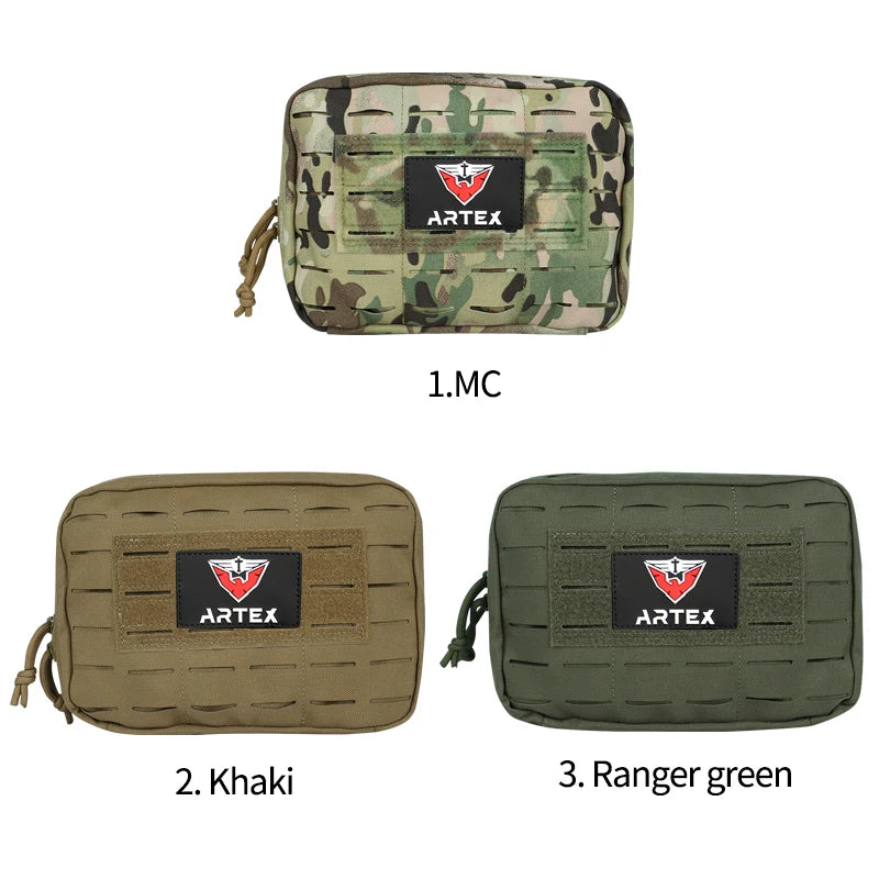 Tactical MOLLE EDC Pouch First Aid Kit Cell Phone Holder Waist Pack Emergency EMT Utility Tool Bag for Outdoor Camping Hiking