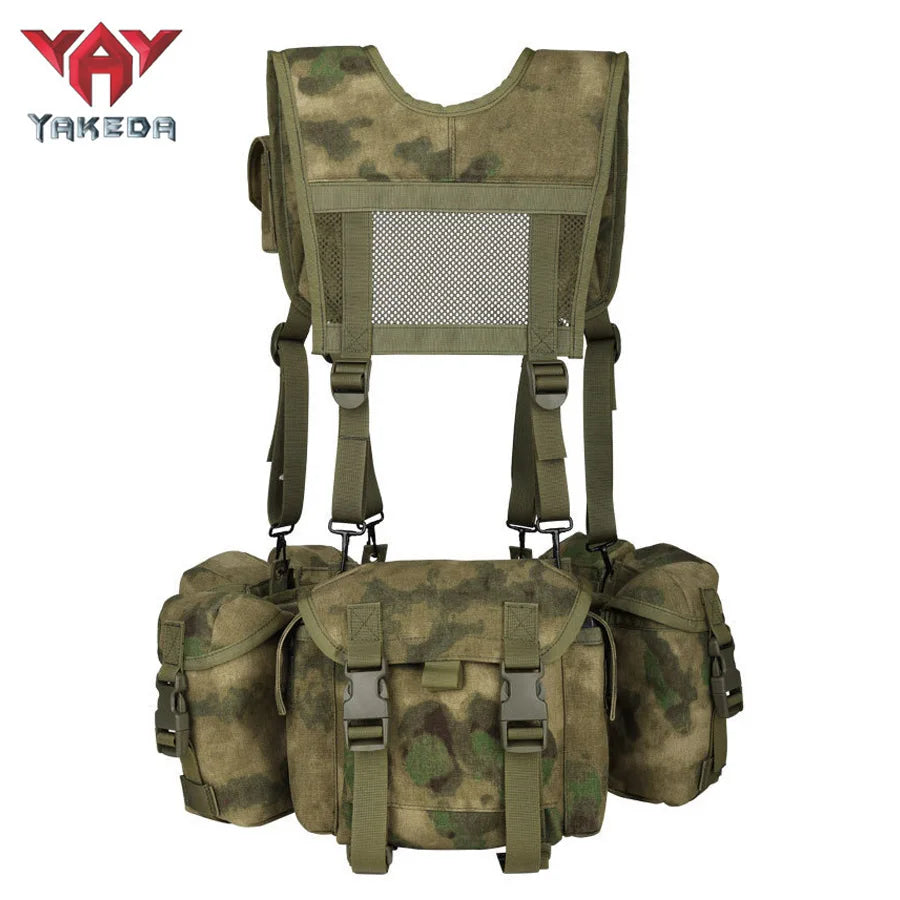 YAKEDA MOLLE system bellyband vest waterproof, wear-resistant, tear resistant, expandable and detachable