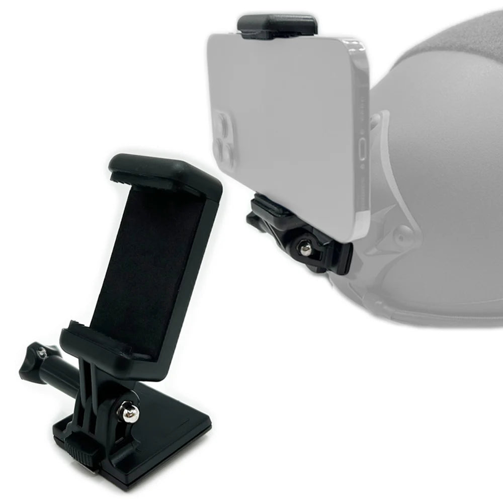 Tactical Phone Helmet Mounting Base Adapter Helmet Phone GoPro Mounting Bracket Suitable for FAST/MICH/NVG Helmet Accessories