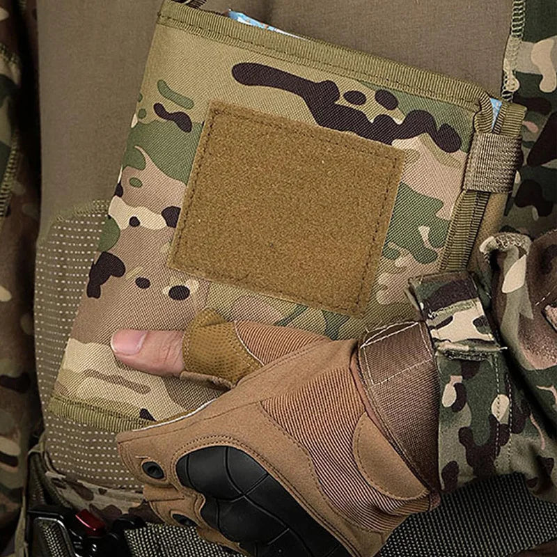 Map Case, Tactical Notebook, Multifunctional Water-Resistant Map Case for Military Hiking, Tactical, Outdoor Activities