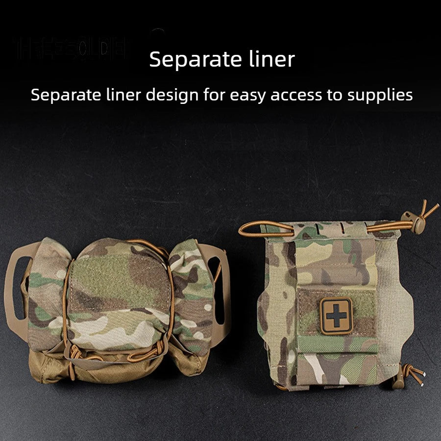 IFAK Medical Pouch MOLLE Rapid Deployment First-aid Kit Survival Outdoor Hunting Emergency Bag Camping Medical Kit