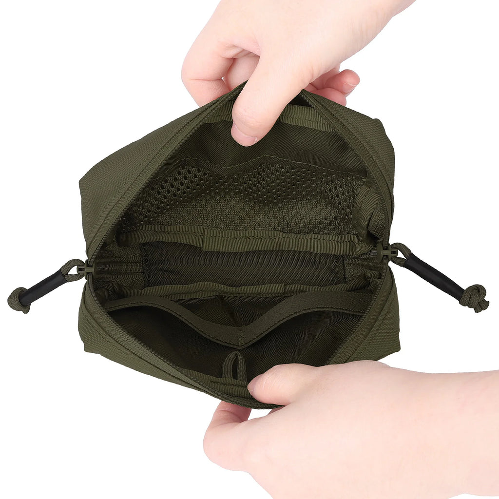 KRYDEX Tactical MOLLE GP Pouch 500D Nylon EDC Pouch Utility Admin Tool Bag For Plate Carrier Vest Belt Hunting Outdoor Gear