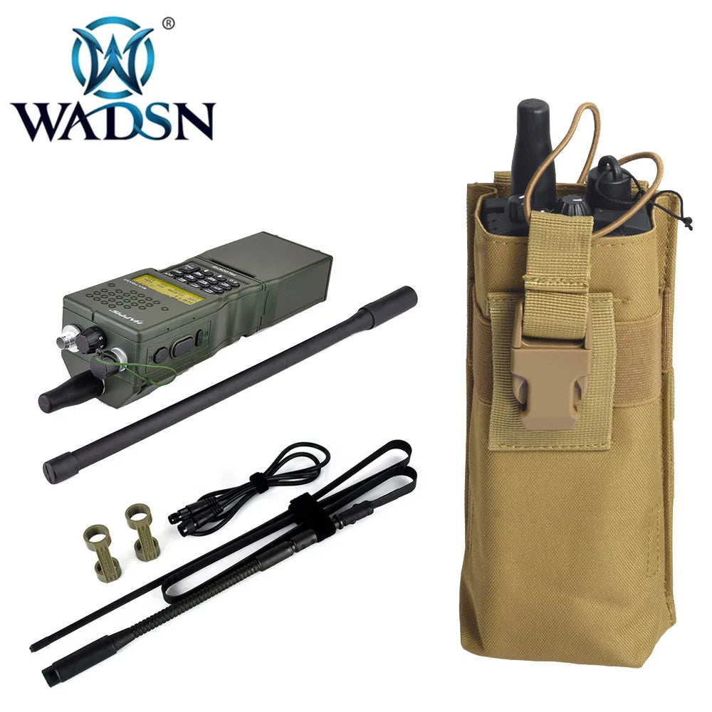 WADSN AN/PRC-152/148 Dummy Radio Case+PRC-148/152 Antenna Package(dummy)+Tactical Vest System Pouch Airsoft Headsets Accessories