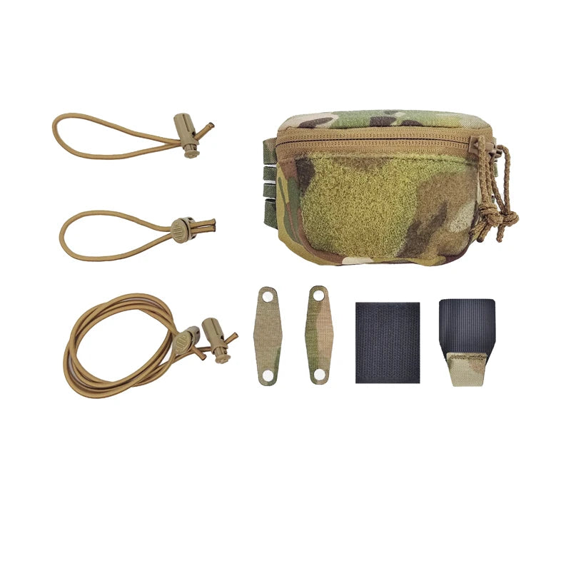 Tactical Helmet Battery Pouch SC Style Helmet NVG Night Vision Battery Pouch Gear Airsoft Helmet Storage Counterweight Bag