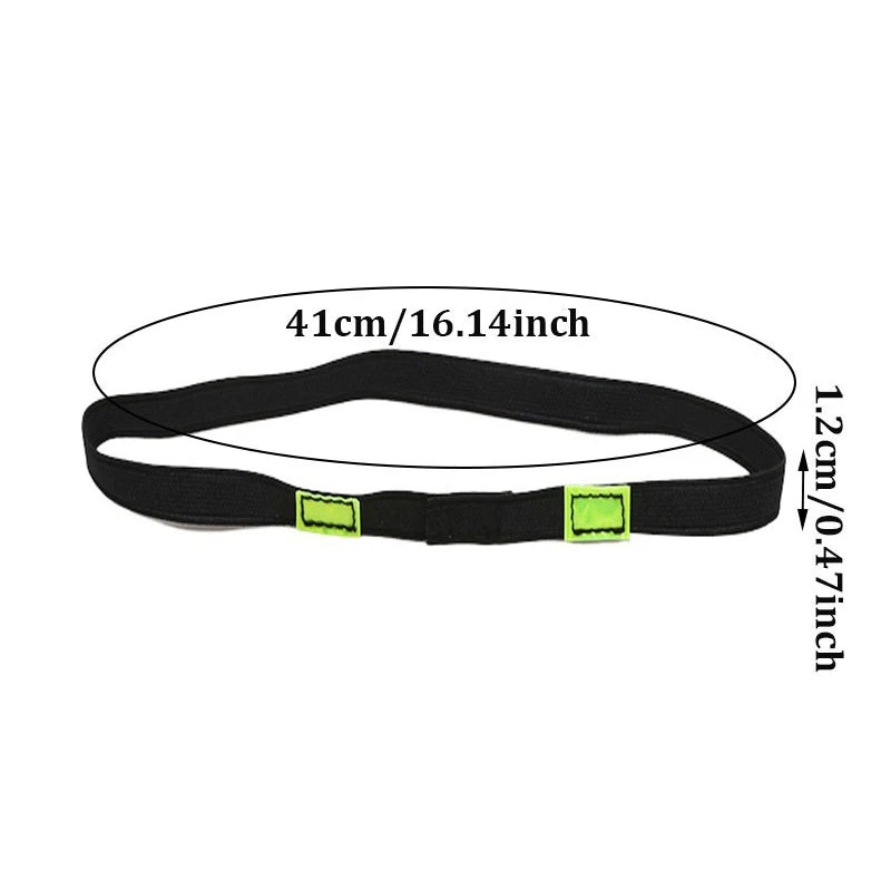 Outdoor Helmet Cat Eye Identifier ,Glow-in-the-Dark Helmet Band Elastic Reflective Strip for MICH/ACH/M88 Night Ops Accessory