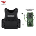 YAKEDA Outdoor Hunting Vest with Adjustable Quick Release Vest and 2L Water Bag for Continuous Hydration Outdoors