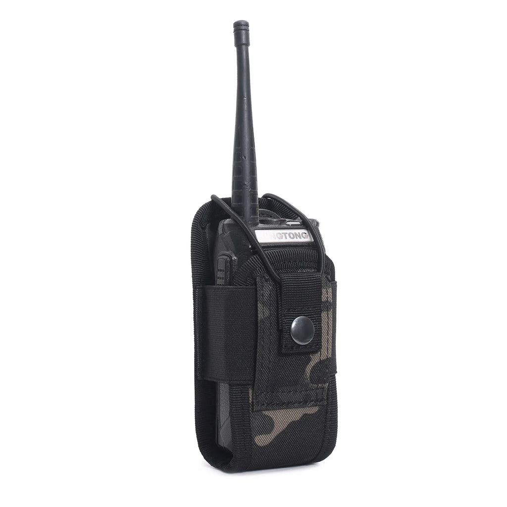 1000D Molle Talkie Pouch Tactical Radio Walkie Bag Holder Pocket Portable Interphone Holster Carry Bag Hunting Camping