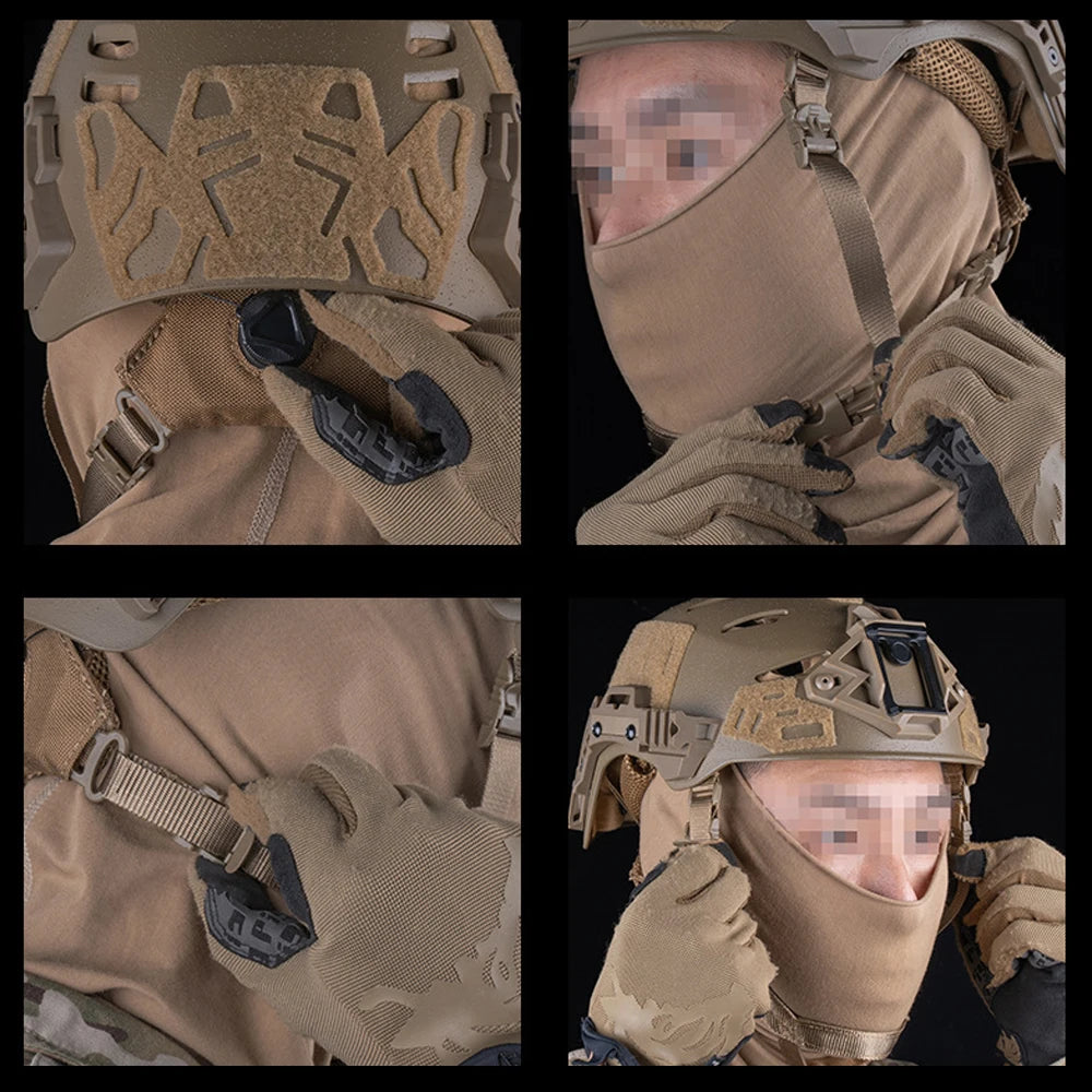 Tactical Helmet Chin Strap for Wendy Helmet Adjustable Tactical Helmet Dial Suspension System Chin Strap with Bolts and Screws