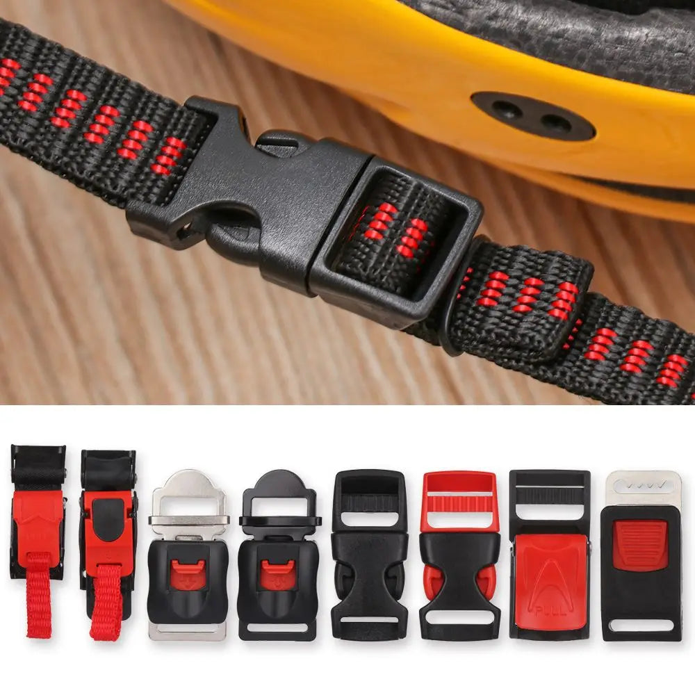 Flexible Clips Bicycle Helmets Buckle Speed Sewing Clip Motorcycle Helmet Buckles Motocross Chin Strap Motor Bike Accessories