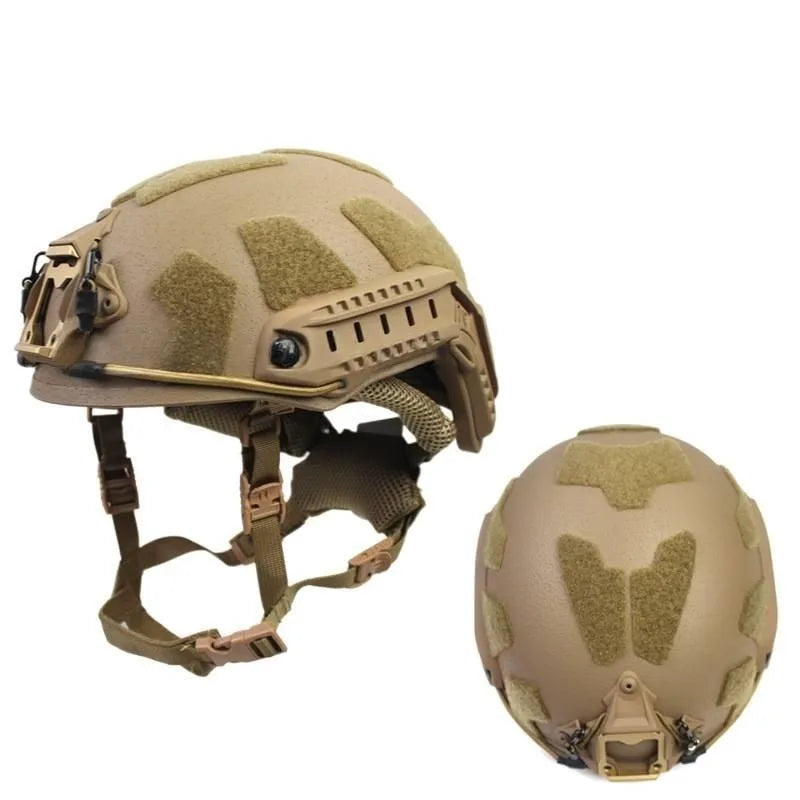 1.5KG FAST Fiberglass Tactical Helmet, SF Wendy Suspension Military Helmet for Airsoft Training & Combat