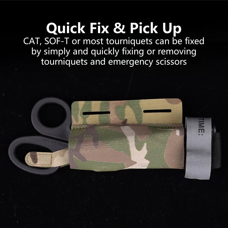 Small First Ait Kit Accessory Holder | EDC Emergency Pouch First Aid Molle Bag | Small Hunting Emergency Pouch