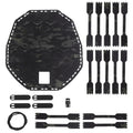3D Camouflage Net Airsoft Helmet Cover Laser Cut Tactical Fast High Cut Helmet Cloth Universal Hunting Shooting Helmet Cover